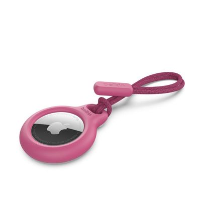 BELKIN Secure AirTag Holder with Strap - Pink
