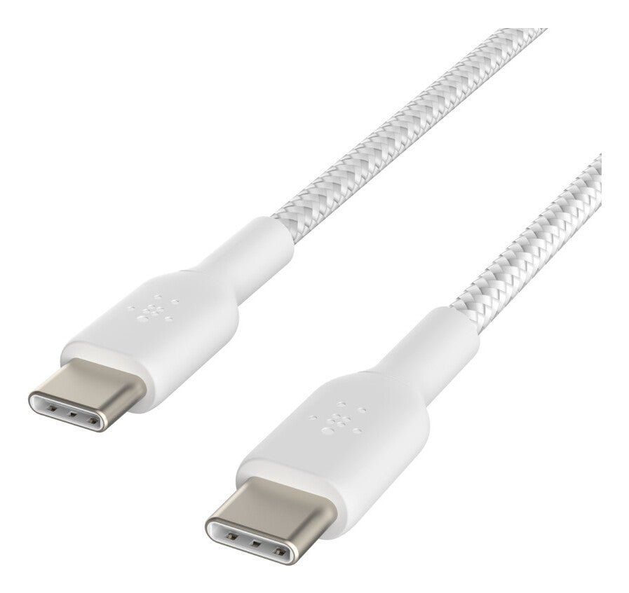 BELKIN Braided USB Type-C Cable - 1 m, White, White - Image 1