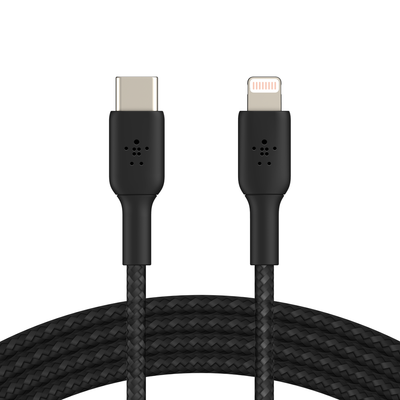 Belkin CAA004BT1MBK lightning cable 1 m Black - Thumbnail 2