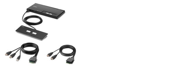 Belkin F1DN202MOD-HH-4 KVM switch Black - Thumbnail 2