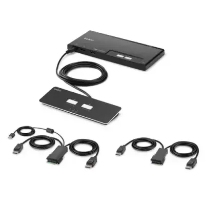 Belkin F1DN202MOD-PP-4 KVM switch Black - Thumbnail 2