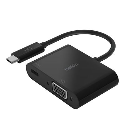 Belkin AVC001BTBK laptop dock/port replicator USB 3.2 Gen 1 (3.1 Gen 1) Type-C Black