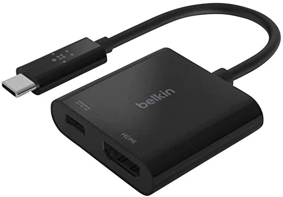 Belkin USB-C to HDMI + Charge Adapter | Black
