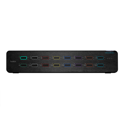Belkin F1DN116KVM-UN-4 KVM switch Rack mounting Black