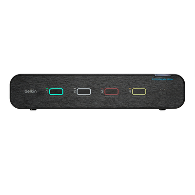 Belkin F1DN204KVM-UN-4 KVM switch Rack mounting Black - Thumbnail 2