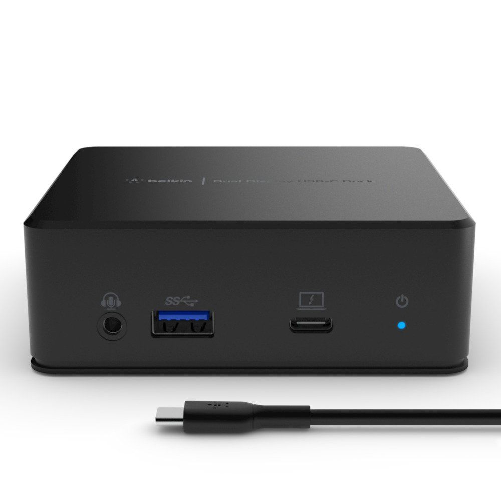 Belkin USB-C Dual Display Docking Station USB 3.2 Gen 1 (3.1 Gen 1) Type-C Black - Image 1