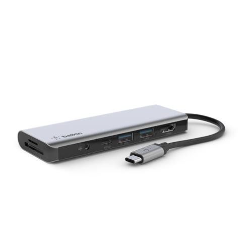 Belkin AVC009btSGY USB 3.2 Gen 1 (3.1 Gen 1) Type-C Silver - Image 1