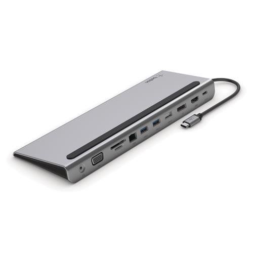 Belkin INC004BTSGY laptop dock/port replicator Wired USB 3.2 Gen 1 (3.1 Gen 1) Type-C Black, Grey - Image 1