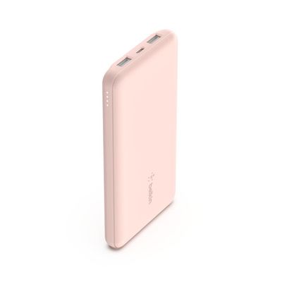 BELKIN 10000 mAh Portable Power Bank - Rose Gold, Pink,Gold