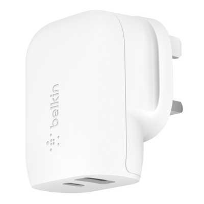 Belkin WCB007myWH Smartphone, Tablet White AC Fast charging Indoor - Thumbnail 2