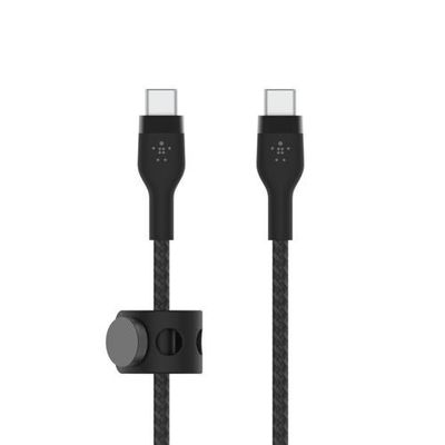 Belkin BOOST↑CHARGE PRO Flex USB cable USB 2.0 1 m USB C Black - Thumbnail 2