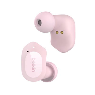 BELKIN SoundForm Play Wireless Bluetooth Earbuds - Pink, Pink - Thumbnail 2