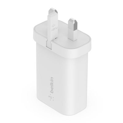 Belkin WCA004MY1MWH-B5 mobile device charger Smartphone White AC Fast charging Indoor - Thumbnail 2