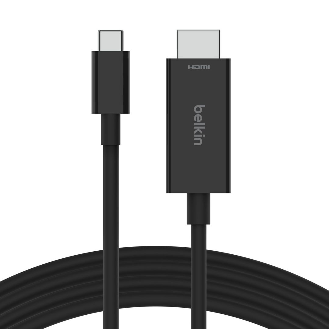 BELKIN Connect AVC012BT2MBK USB Type-C to HDMI Cable - 2 m, Black - Image 1