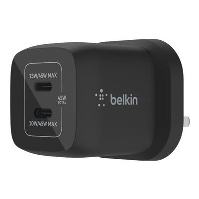 Belkin WCH011MYBK mobile device charger Universal Black AC Fast chargi