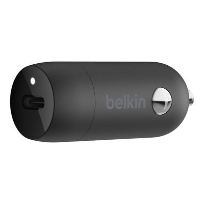 BELKIN BoostCharge 30 W USB Type-C Car Charger, Black