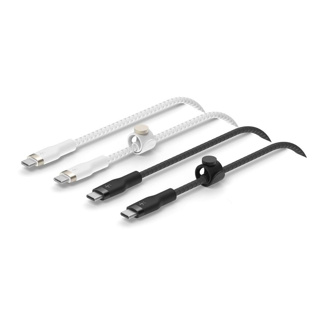 Belkin BoostCharge Pro Flex USB cable USB 2.0 1 m USB C Black, White - Image 1