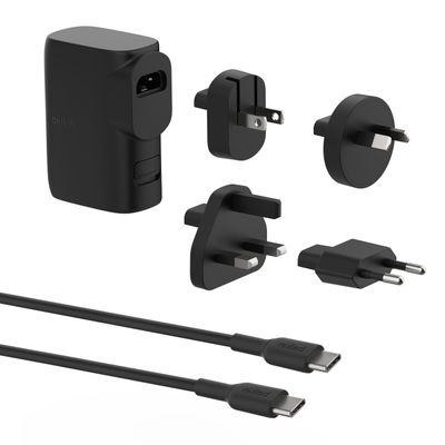 BELKIN BPZ003bt1MBK-B6 25 W USB Type-C Wall Charger with Power Bank - 1 m, Black