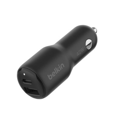 BELKIN 42 W USB Type-C Car Charger, Black