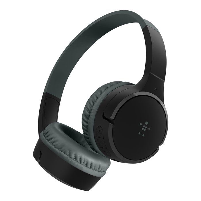 BELKIN SoundForm Mini AUD002BTBKV3 Wireless Bluetooth Kids Headphones - Black, Black - Image 1