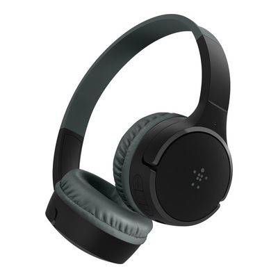 BELKIN SoundForm Mini AUD002BTBKV3 Wireless Bluetooth Kids Headphones - Black, Black