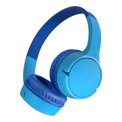 BELKIN SoundForm Mini AUD002BTBLV3 Wireless Bluetooth Kids Headphones - Blue, Blue