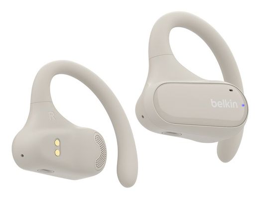 BELKIN SoundForm ClearFit Wireless Bluetooth Sports Earbuds - Sand, Cream
