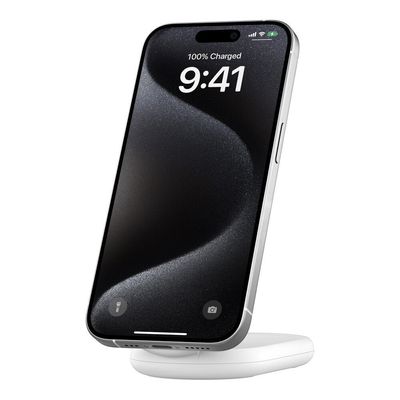 Belkin BoostCharge Headphones, Smartphone White USB Wireless charging Fast charging Indoor - Thumbnail 2