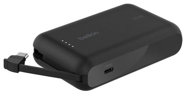 BELKIN BoostCharge BPB021hqBK Portable Power Bank - Black, Black
