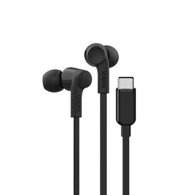 Belkin SoundForm Headset Wired In-ear Music/Everyday USB Type-C Black - Thumbnail 2