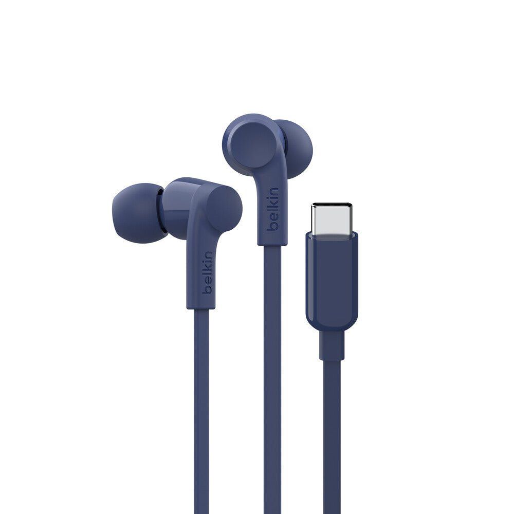 Belkin SoundForm Headset Wired In-ear Music/Everyday USB Type-C Blue - Image 1