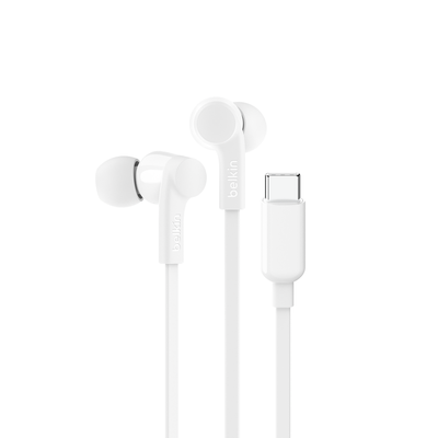 Belkin SoundForm Headset Wired In-ear Music/Everyday USB Type-C White - Thumbnail 2