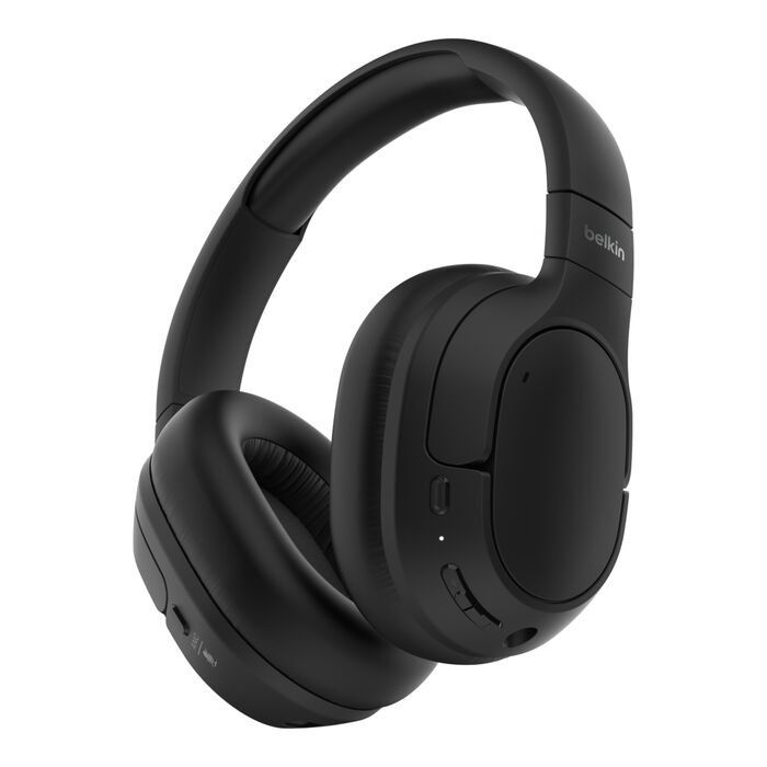 Belkin AUD008HQBK headphones/headset Wireless Head-band Calls/Music USB Type-C Bluetooth Black - Image 1