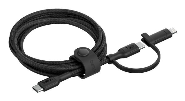 Belkin BoostCharge Pro USB cable USB 2.0 1.5 m USB C USB C/Lightning B