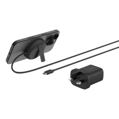 Belkin WIA011myBK Headset. Smartphone Black USB Wireless charging Fast - Thumbnail 3