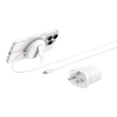 Belkin WIA011myWH Headset. Smartphone White USB Wireless charging Fast - Thumbnail 4
