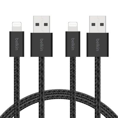 Belkin BoostCharge USB cable USB 2.0 USB C USB C/Lightning Black - Thumbnail 2