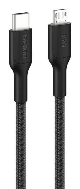 Belkin BoostCharge Pro USB cable 1 m USB C Micro-USB A Black - Image 1