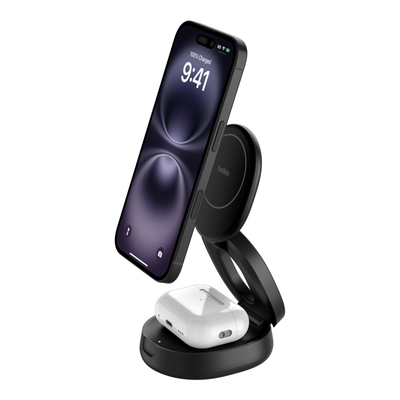 Belkin WIZ035MYBK mobile device charger Smartphone, Headset Black USB Wireless charging Fast charging Indoor - Thumbnail 2
