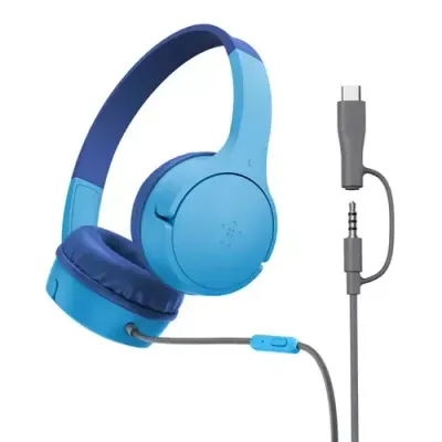 Belkin SoundForm Mini Headset Wired Head-band Calls/Music USB Type-C B - Thumbnail 3