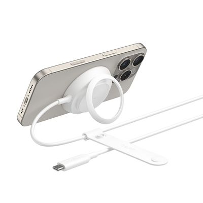 Belkin WIA014hqWH Headphones. Smartphone White USB Wireless charging F
