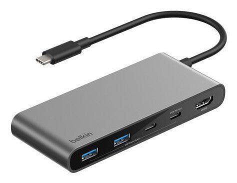 Belkin Connect USB Type-C 5000 Mbit/s Grey - Image 1