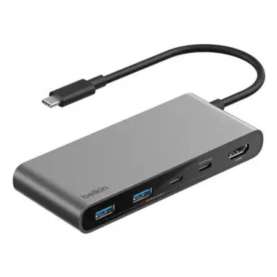 Belkin Connect USB Type-C 5000 Mbit/s Grey - Thumbnail 3