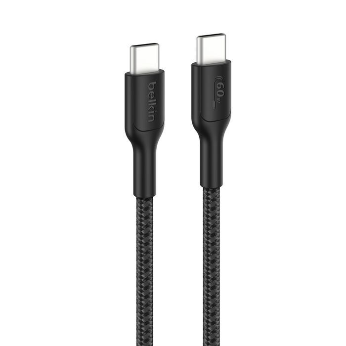BELKIN Braided USB Type-C Cable for Nintendo Switch 2 - 2 m, Black, Black - Image 1