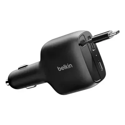 Belkin BoostCharge Universal Black Cigar lighter Fast charging Indoor - Thumbnail 3