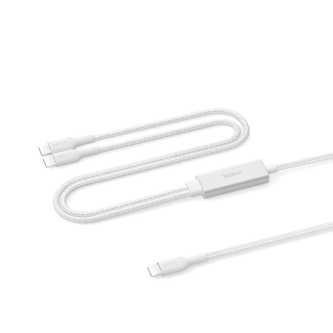 Belkin CAC004hq1.5MWH USB cable USB 2.0 1.5 m USB C 2 x USB C White - Image 1