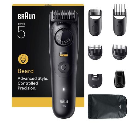 BRAUN Series 5 BRABT5560 Beard Trimmer - Black, Black