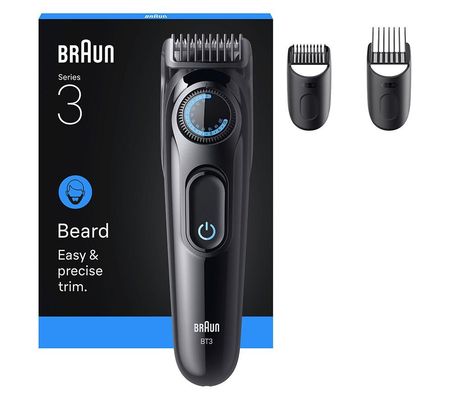 BRAUN Series 3 BRABT3520 Beard Trimmer - Black, Black