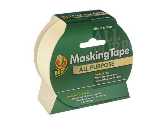 Duck All Purpose Masking Tape - 50mm - Thumbnail 2