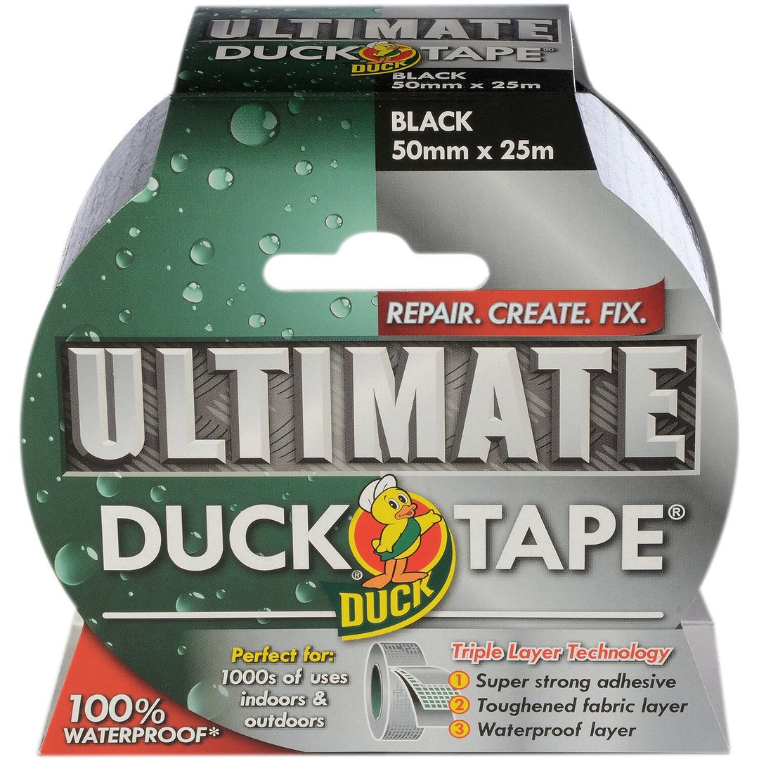 Duck Tape Ultimate Cloth Tape - Black - Image 1